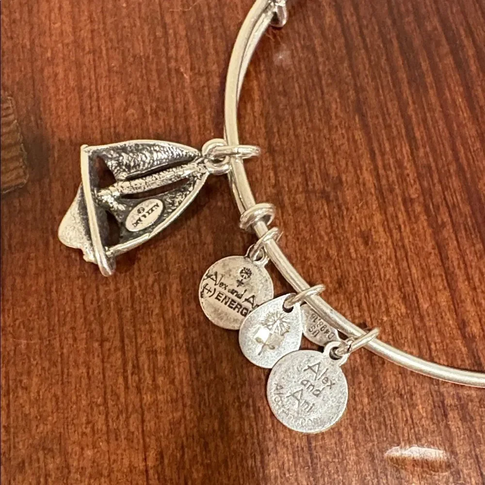Alex And Ani Sailboat Silver Bracelet